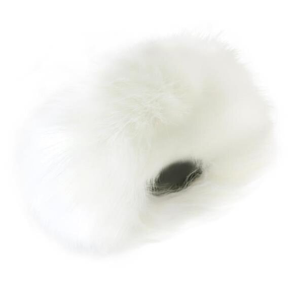 Faux Fur Headband for Women White 1 - Picture 1 of 6